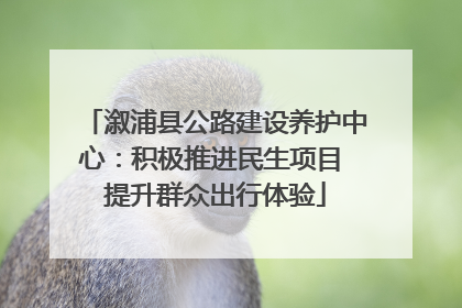 溆浦县公路建设养护中心：积极推进民生项目 提升群众出行体验